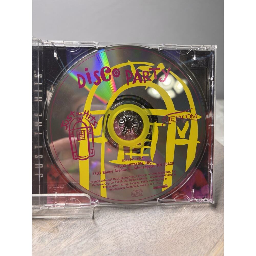 CD Disco Party Just The Hits Chic Heatwave Cher Gloria Gaynor KC & Sunshine Band - Picture 4 of 5